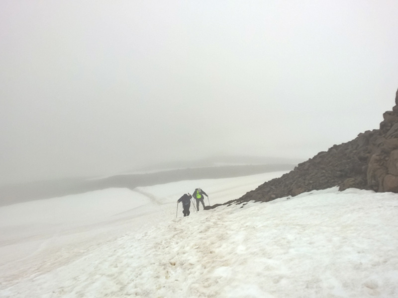 Hiking in a snowstorm avoiding hypothermia