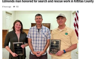 Guy Recognized by Kittitas County for SAR Mission
