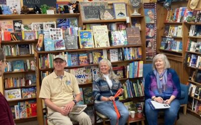 Our first book signing event at the Edmonds Bookshop